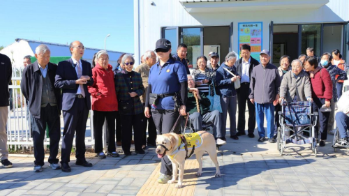 北京市委老干部局组织市级老同志调研北京导盲犬中心「相关图片」
